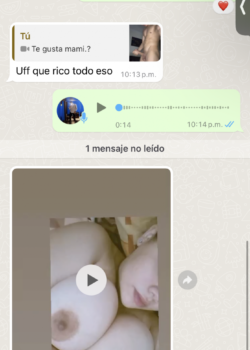 Pendeja trola tetona me manda videos tocandose 12