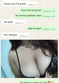 Pajero manda chat con su novia que le gusta ser una putita 5